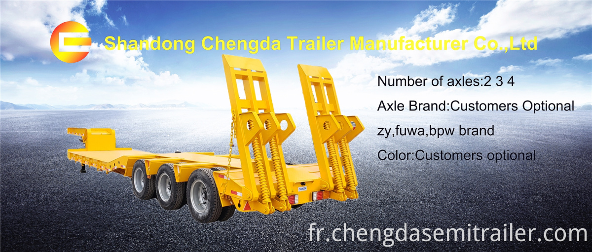 Lowbed Semi trailer